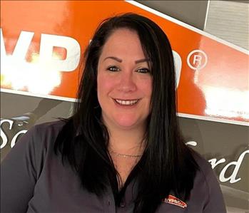 Sandie in SERVPRO uniform