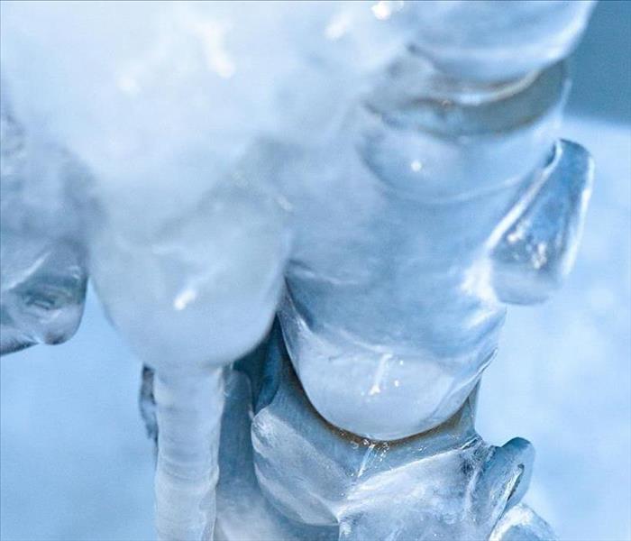 ice on pipe